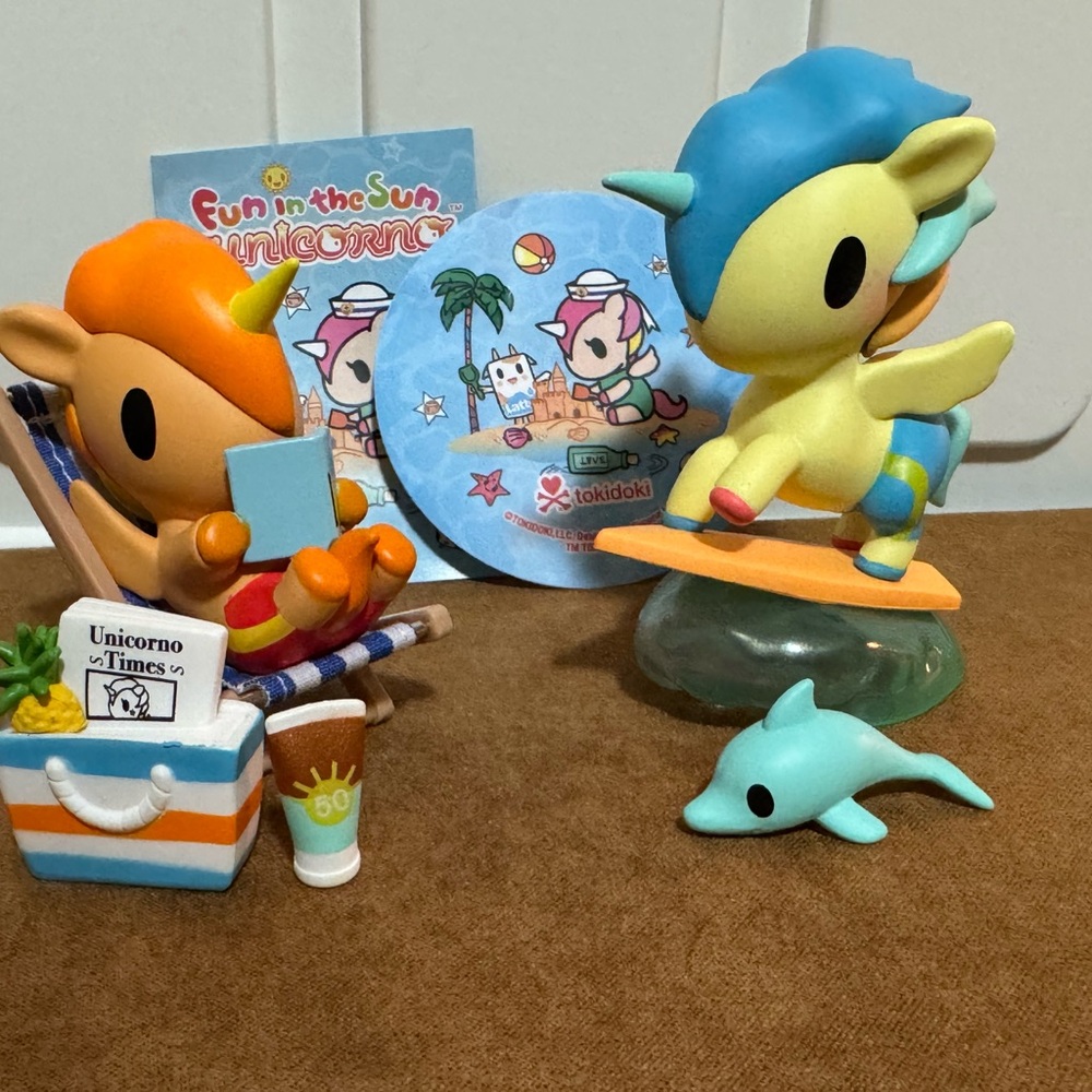 Tokidoki Unicorno Beach Adventure Playset - Blue and Yellow
